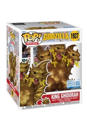  Godzilla Super Sized POP! Movies Vinyl Figure King Ghidora (Electric) 15 cm, 1937