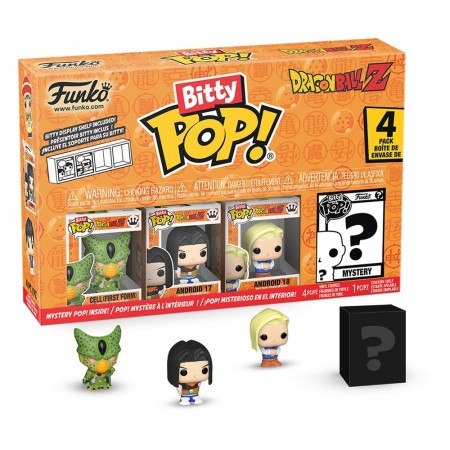 Dragon Ball Bitty POP! Cell (first) form Vinyl Figure 4-Pack Series 2 2,5 cm - Forhåndskjøp