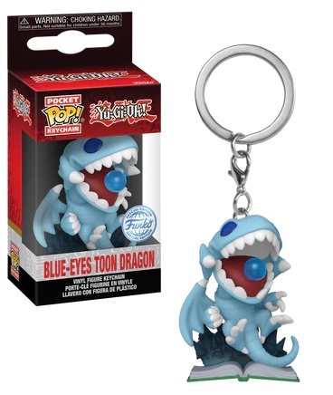 Pocket POP Nøkkelring Yu-Gi-Oh Blue-Eyes Toon Dragon Attack