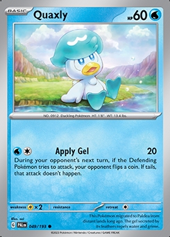 Paldea Evolved 49/193 Quaxly - Reverse Holo