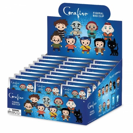 Coraline 3D Series 1 Foam Bag Clip Mystery - Forventet Usikkert