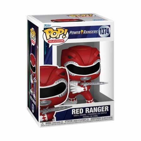 Mighty Morphin Power Rangers 30th Anniversary Red Ranger Funko Pop! Vinyl Figure 1374 - Forhåndskjøp