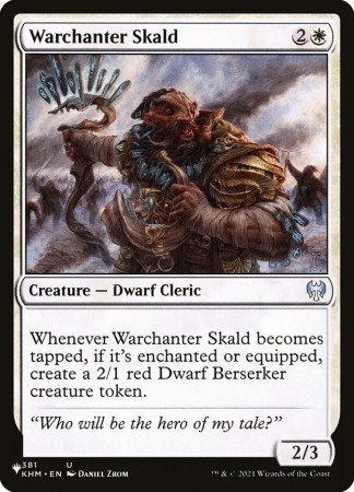 Warchanter Skald 381 List Card