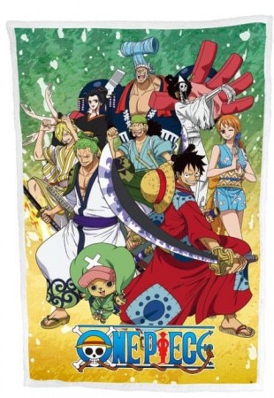One Piece Fleecepledd Ver. 2 – 100 x 150 cm - Forventet Mai