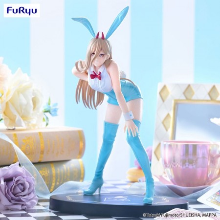 Chainsaw Man BiCute Bunnies PVC Statue Power Light Blue Color Ver. 30 cm - Forventet Oktober