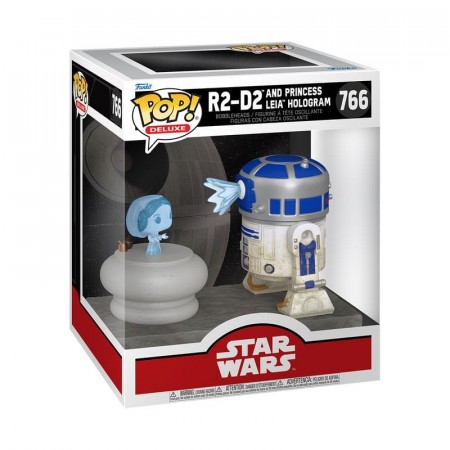 Star Wars POP! Deluxe R2D2 w/Leia Vinyl Figure 766
