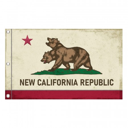 Fallout Canvas Banner – NCR Flag - Forventet Mai