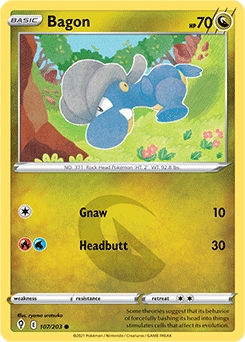 Evolving Skies 107/203 Bagon