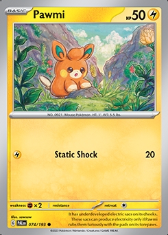 Paldea Evolved 74/193 Pawmi - Reverse Holo