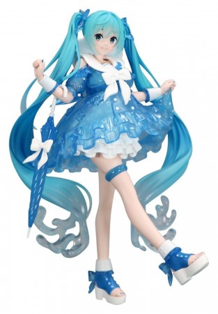 Hatsune Miku Trio-Try-iT PVC Statue Miku Rainy Dance 19 cm