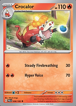 Paldea Evolved 36/193 Crocalor