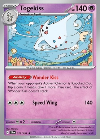 Surging Sparks 72/191 Togekiss - Reverse Holo