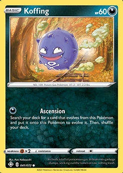 Shining fates 41/72 Koffing