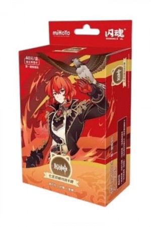 Genshin Impact Trading Card Game - Pre-Build Starter Deck 01 - Diluc - Series 1 -  Kinesisk