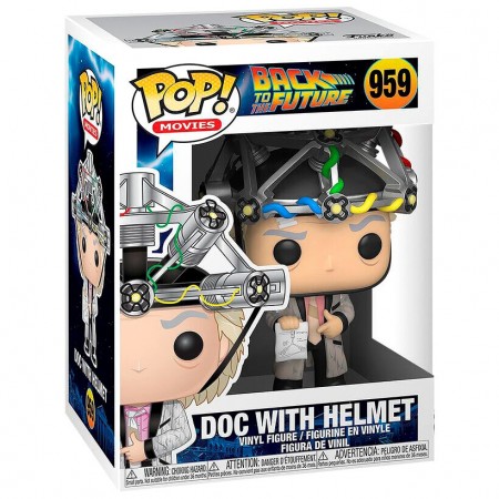 Funko Pop! Back to the Future – Doc with Helmet Vinyl Figure 959