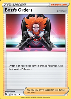 Shining fates 58/72 Boss’s Orders (Lysandre) - Rare