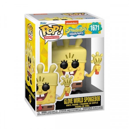 SpongeBob SquarePants 25th Anniversary POP! SB w/ Glove Light Vinyl Figure 1671