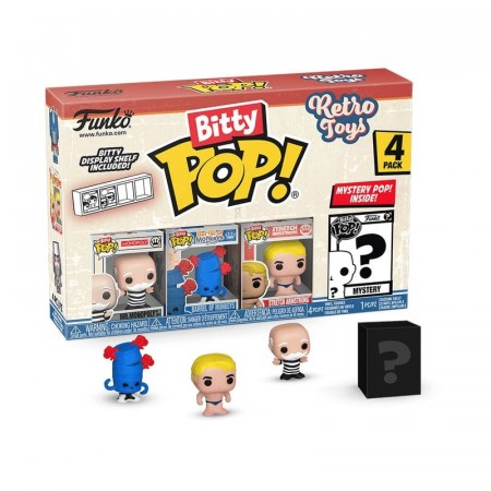 Retro Toys Bitty POP! Vinyl  Figure 4-Pack Mr. Monopoly 2,5 cm