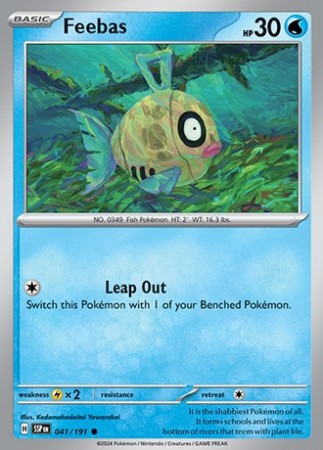 Surging Sparks 41/191 Feebas - Reverse Holo