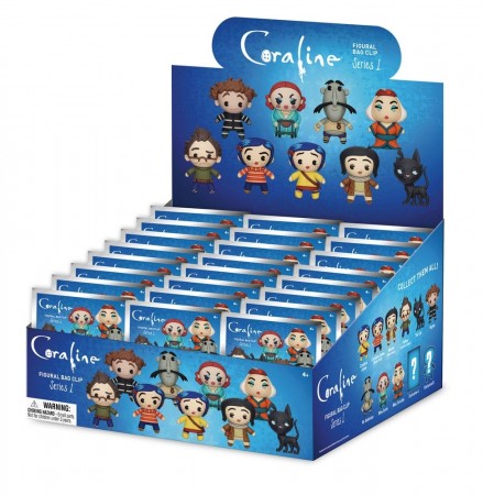 Coraline 3D PVC Bag Clips Series 1 - Mystery - Forventet Oktober