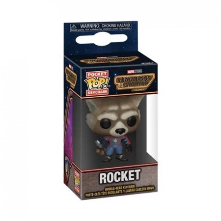 Guardians of the Galaxy Vol. 3 Rocket Pocket Pop! Key Chain