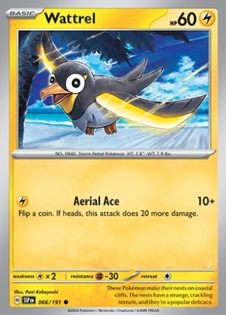 Surging Sparks 66/191 Wattrel - Reverse Holo