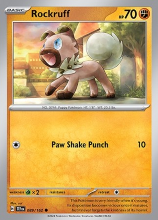 Temporal Forces 89/162 Rockruff