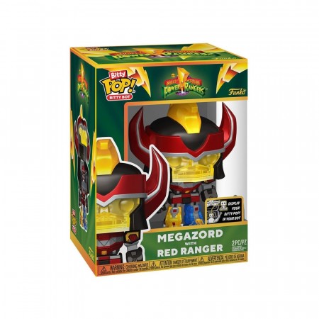 Mighty Morphin Power Rangers Bitty POP! Bots Figure 4-Pack Megazord with Red Ranger