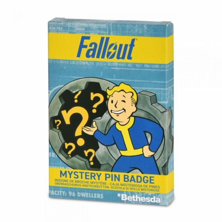 Fallout World Pin Badge Display Mystery Pin Badge - Forventet November