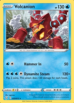 Shining fates 25/72 Volcanion - Rare
