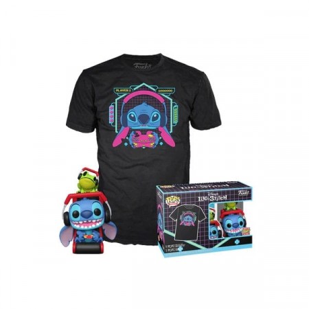 Lilo and Stitch POP! T-skjort med POP Stitch w/frog
