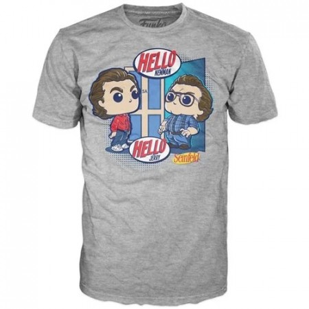 Seinfeld Jerry and Newman Adult Pop! T-Shirt