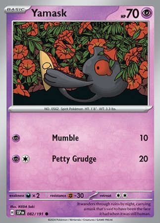 Surging Sparks 82/191 Yamask - Reverse Holo
