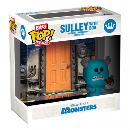 Monsters, Inc. Bitty POP! Deluxe Vinyl Figure Sulley with Bo Display 