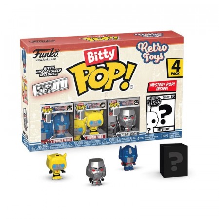Retro Toys Bitty POP! Vinyl  Figure 4-Pack Transformers 2,5 cm