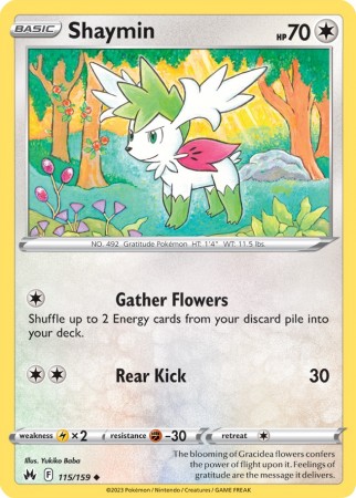 Crown Zenith 115/159 Shaymin