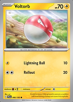 Paldea Evolved 66/193 Voltorb - Reverse Holo