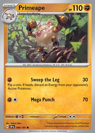 Surging Sparks 99/191 Primeape - Reverse Holo