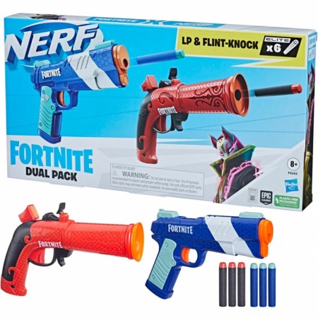 Fortnite dobbelt pakke med 2 Nerf Blastere
