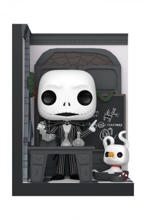 Nightmare Before Christmas POP! Nooks Vinyl Figure Jack Skellington's Room 9 cm