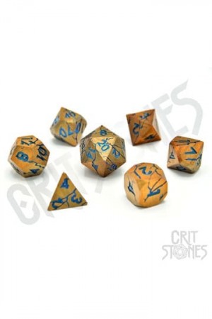 CritStones Metal Dice Set Sundered Spells (7)