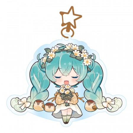 Hatsune Miku Acrylic Keychain Kawaii Autumn Time - Forventet Februar