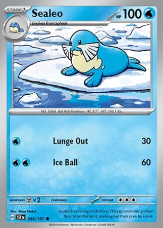 Surging Sparks 44/191 Sealeo - Reverse Holo