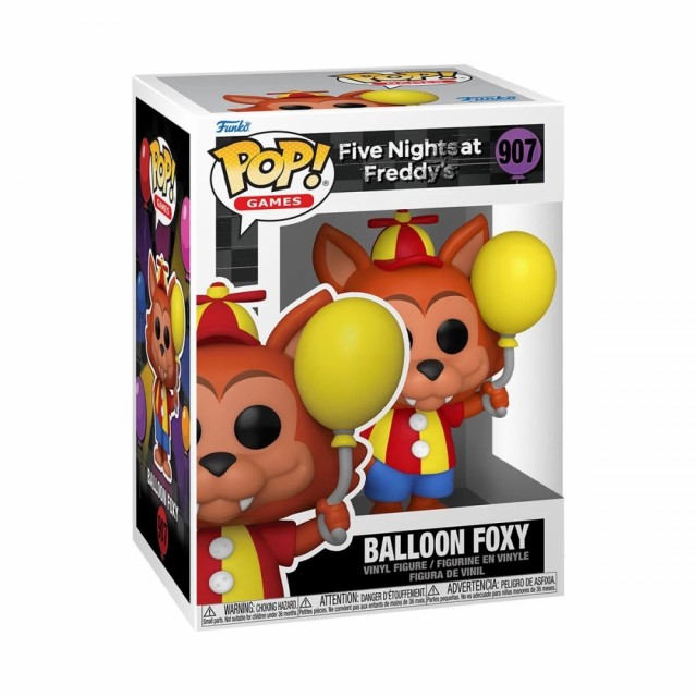 FIVE NIGHTS AT FREDDY'S BALLOON FOXY POP! VINYL FIGURE 907