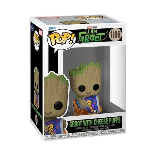 I AM GROOT WITH CHEESE PUFFS POP! VINYL FIGURE 1196