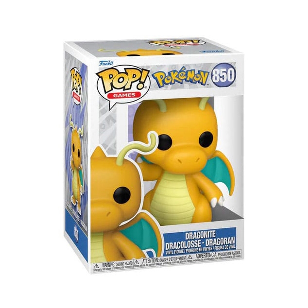 Pokemon POP! Games Dragonite Vinyl Figure 850